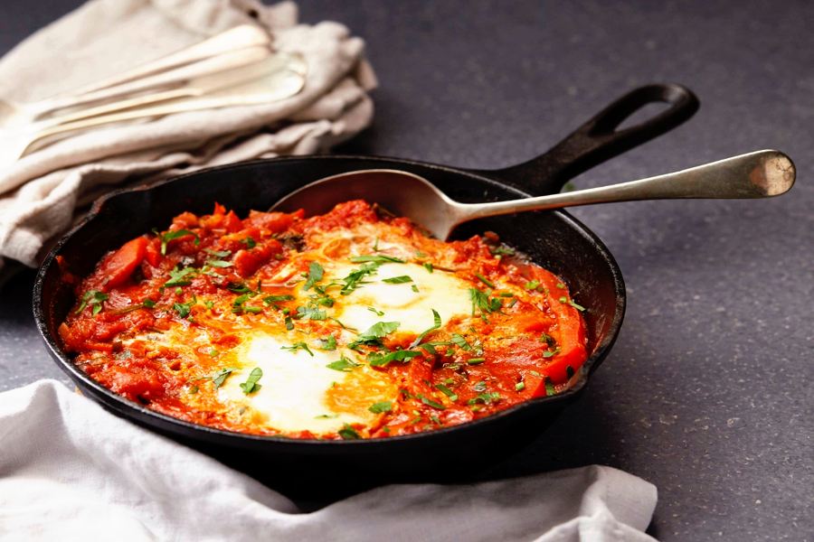 املت با گوجه